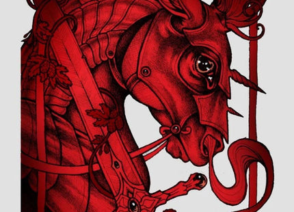 The Red Horse of War Archival Print by Caitlin Hackett
