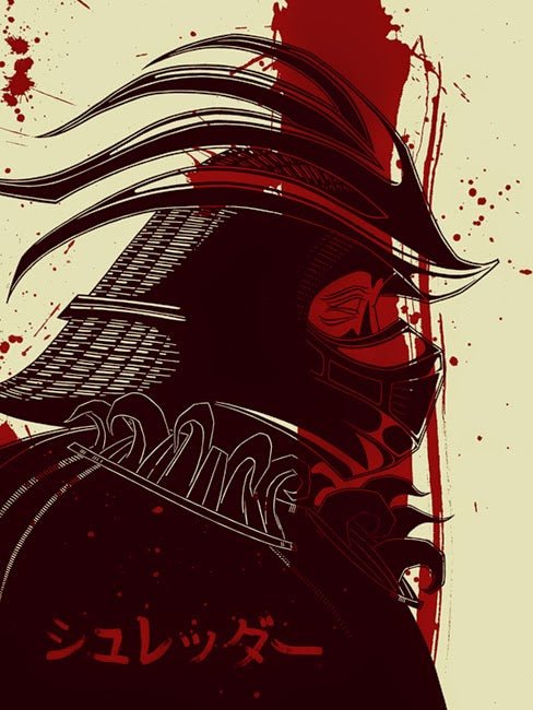 The Shredder Silkscreen Print by John Vogl