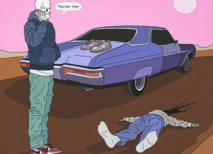 They're Fine Silkscreen Print by Laro Lagosta x Jeff Staple