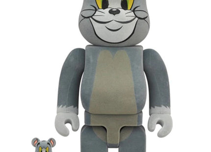 Tom- Flocked 100% & 400% Be@rbrick