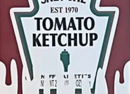 Tomato Ketchup Condiment Canvas Giclee Canvas by Sket-One