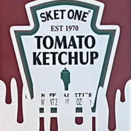 Tomato Ketchup Condiment Canvas Giclee Canvas by Sket-One