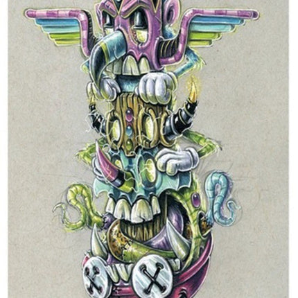 Totem Buddies Giclee Print by Brandon Sopinsky