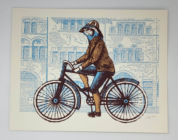 Tour de Finch Silkscreen Print by Nate Duval