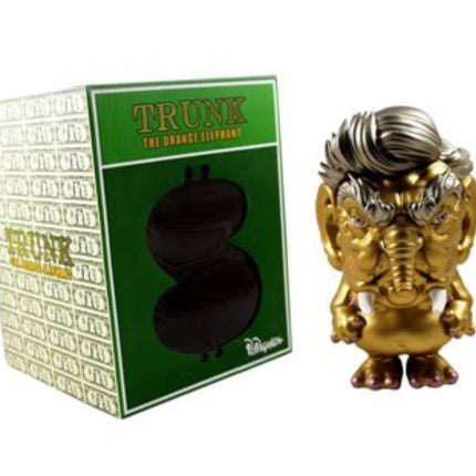 Trunk Elephant Gold Art Toy by Ron English