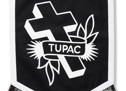 Tupac Silkscreen Print Pennant Tapestry by Mike Giant