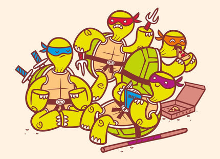 Turtle Time Giclee Print by Philip Tseng