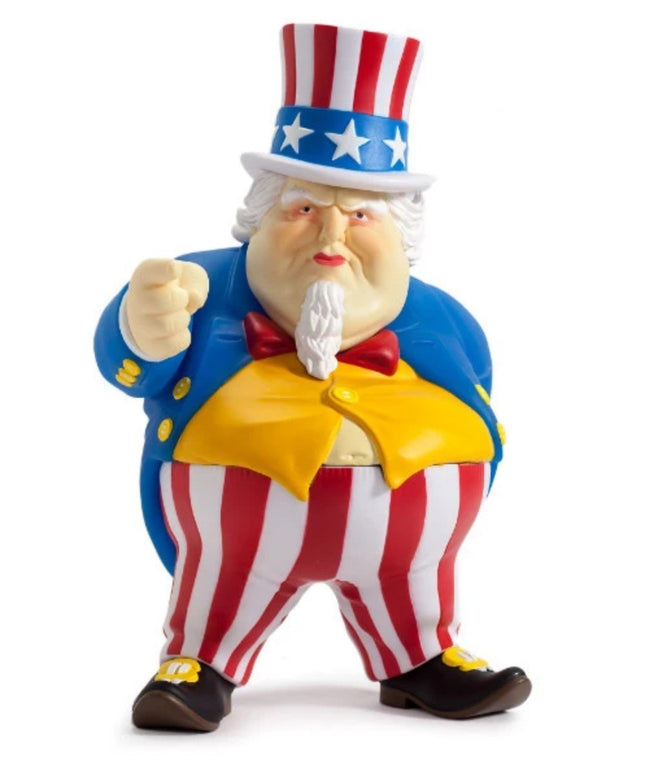 Uncle Scam Red White Blue OG Art Toy by Ron English