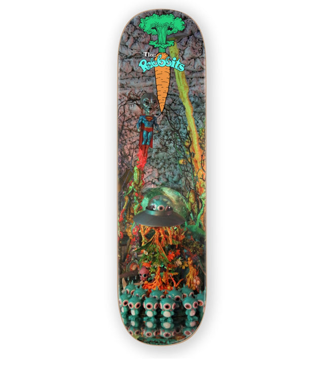 Unidentified Flying Rabbbits Deck Skateboard by Ron English