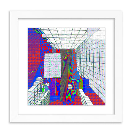 Untitled Simulator Interface IV Blotter Paper Archival Print by J Demsky
