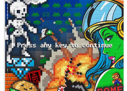 Upside-Downloading Blotter Paper Archival Print by Denial- Daniel Bombardier