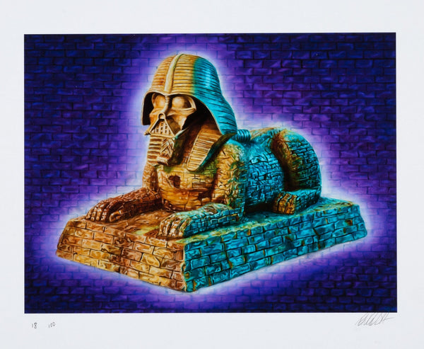 Estampe d'archives du Sphinx de Vader par Ron English - POPaganda