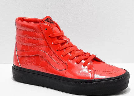 David Bowie Sk8-Hi Platform Ziggy Stardust Red Size 12 Sneaker by Vans Shoes