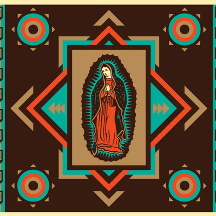 Virgen De Las Estrellas Silkscreen Print by Ernesto Yerena Montejano- Hecho Con Ganas