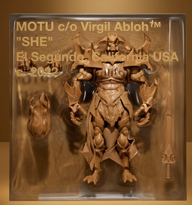 Skele-God MOTU He-Man Art Toy by Virgil Abloh- Off White