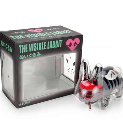 Visible Labbit Plush Guts IamRetro Art Toy by Frank Kozik