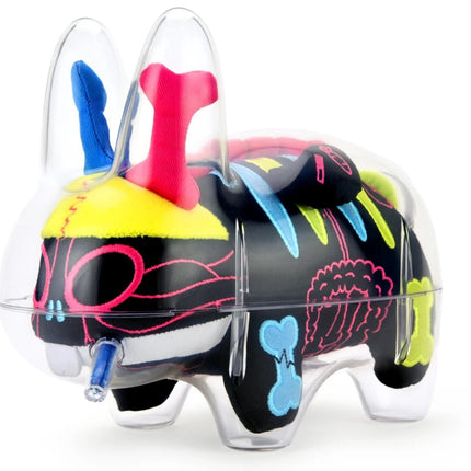 Visible Labbit Plush Guts Neon Art Toy by Frank Kozik