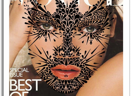 Vogue Black Silkscreen Print by Stinkfish