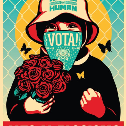 Vota! Alto Al Fascismo Silkscreen Print by Ernesto Yerena Montejano- Hecho Con Ganas