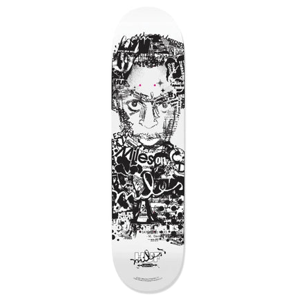 Vote For Miles White Skateboard Art Deck by Huf Skateboards