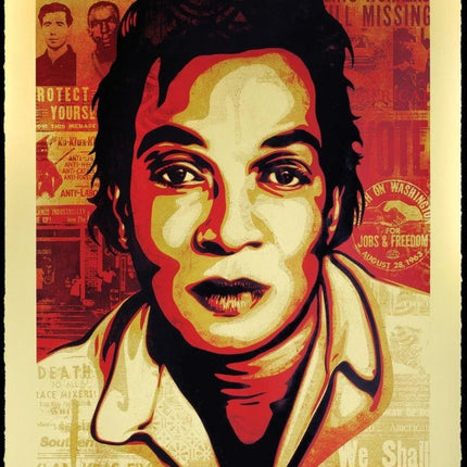 Voting Rights- Large Format Serigraph Print by Shepard Fairey- OBEY