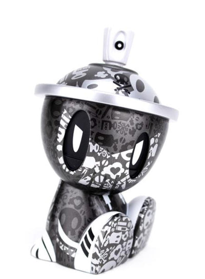 VSOG Silver Canbot Art Toy Figure by Quiccs x Czee13