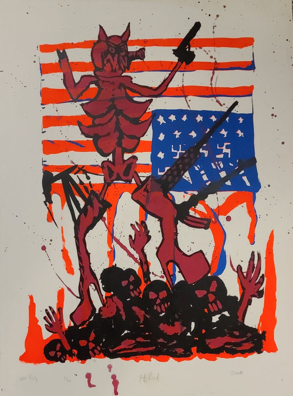 War Pigs Silkscreen by Jeff Rial