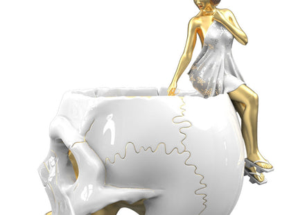 Warm Thoughts Golden Touch Art Toy Sculpture by Death and Milk