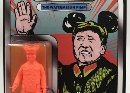 Watermelon Pimp Orange Art Toy by Frank Kozik