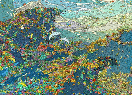 Wave Jumpers Archival Print by Kilian Eng (DW Design)