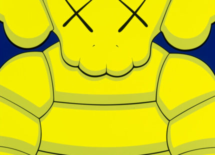 What Party 7- Yellow Silkscreen Print by Kaws- Brian Donnelly