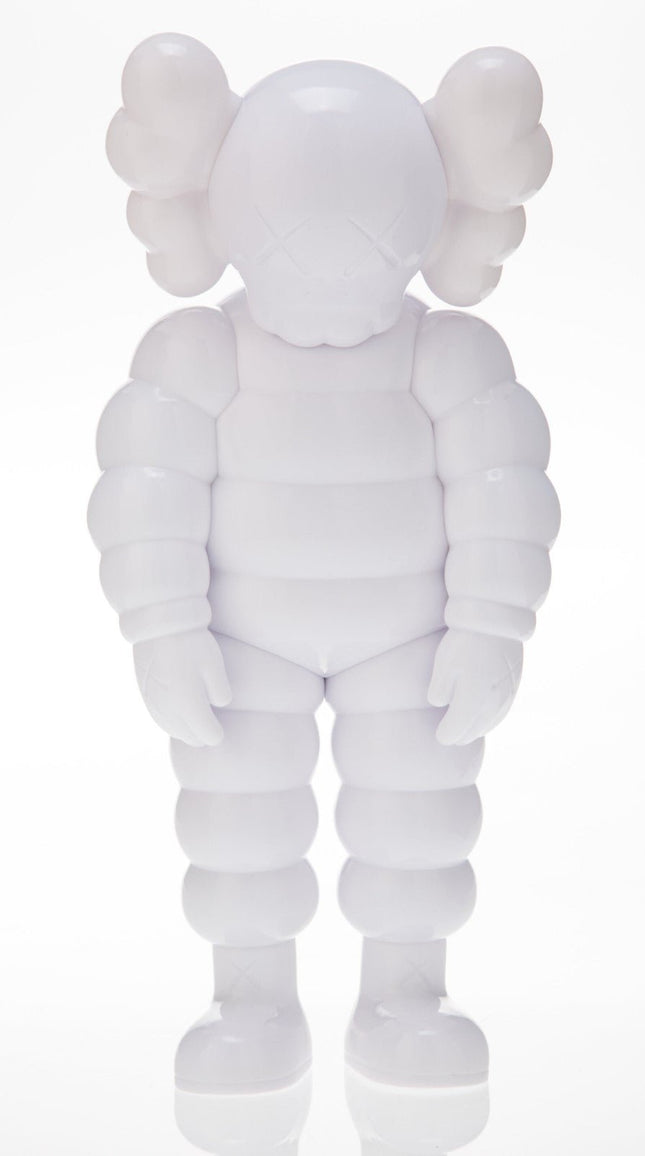What Party Figure- White Fine Art Toy by Kaws- Brian Donnelly