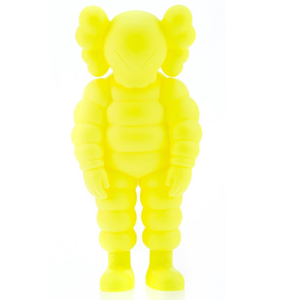 What Party Figure- Yellow Fine Art Toy by Kaws- Brian Donnelly