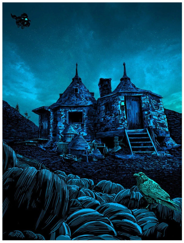 Whats Comin Will Come an We’ll Meet It When It Does Night AP Silkscreen Print by Tim Doyle