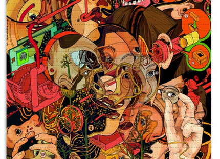 What's the Code? Blotter Paper Archival Print by Eva Redamonti