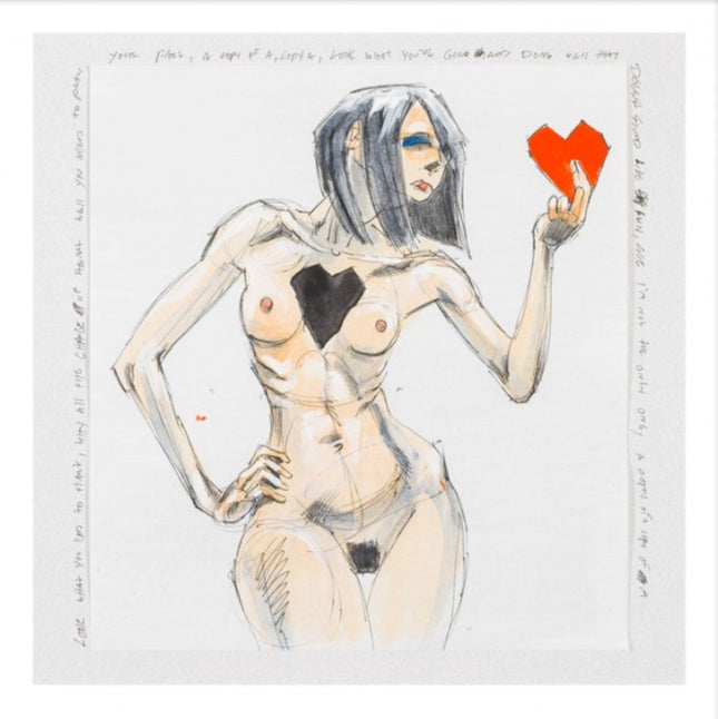 Why All The Change Of Heart II Archival Print by Derek Hess
