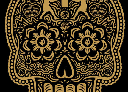 Wild Card Boxing Club Calavera Silkscreen Print by Ernesto Yerena Montejano- Hecho Con Ganas