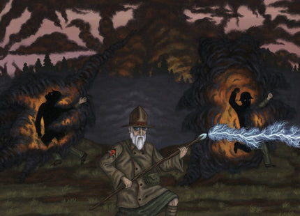 Wizard Warrior Of The First Great War Giclee Print by Ben Kehoe