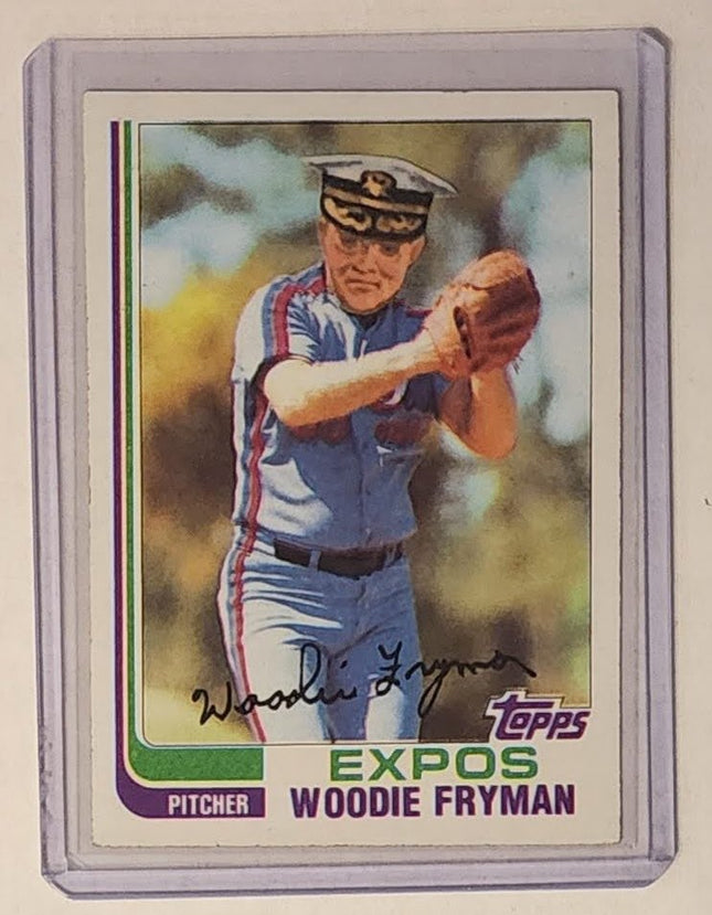 Woodie Fryman Admiral Expos Original Collage Baseball Card Art by Pat Riot