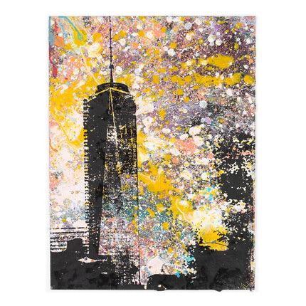 World Trade Center II HPM Acrylic Silkscreen Print by Bobby Hill