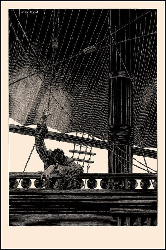 Wretched a Condition AP Silkscreen Print by Bernie Wrightson