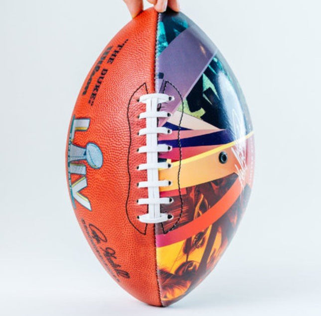 Wynwood x Wilson SBLIV Football Sports Ball Art Object by Fluke