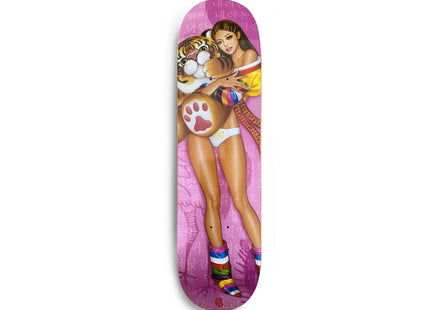 Year of the Tiger January Skateboard Art Deck by Mimi Yoon
