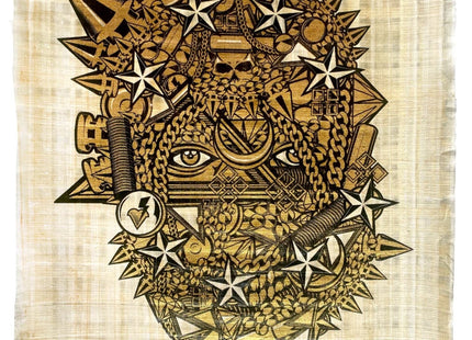 Yeezus Papyrus Silkscreen Print by Marwan Shahin