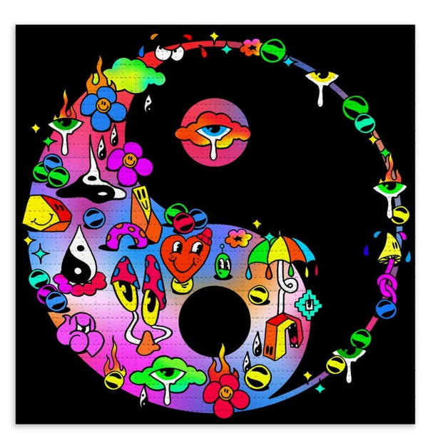 YinYang Blotter Paper Archival Print by Roachi