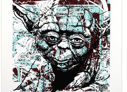Yoda Standard Print by Marly Mcfly