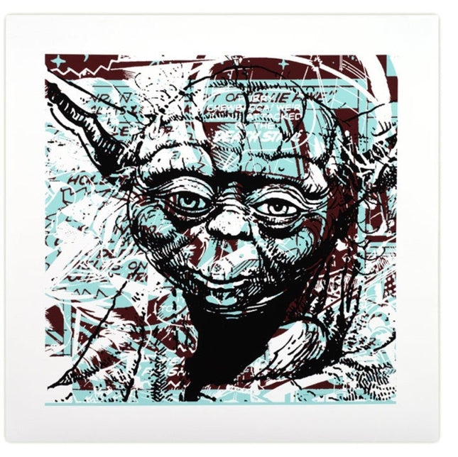 Yoda Standard Print by Marly Mcfly