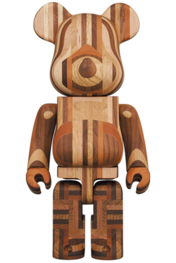 Yosegi 400% Be@rbrick by Medicom Toy x Karimoku