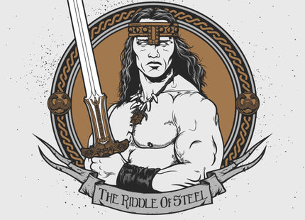 Young King Conan Bronze Silkscreen Print by Patrick Connan