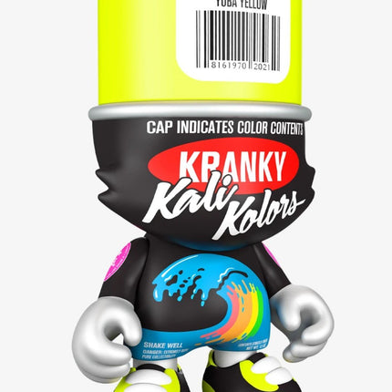 Yuba Yellow SuperKranky Art Toy by Sket- One x SuperPlastic